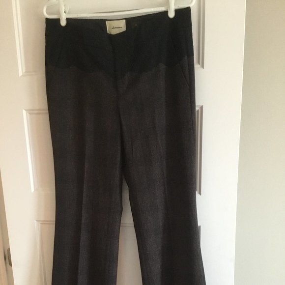 Anthropologie Flecked Brighton Trousers, by Elevenses, size 10 - Picture 7 of 11